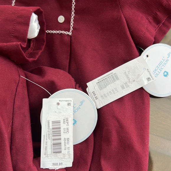 Edgehill Collection Baby Boys 3-9 Months Peter Pan Collar Short Sleeve Bubble. - Picture 9 of 9